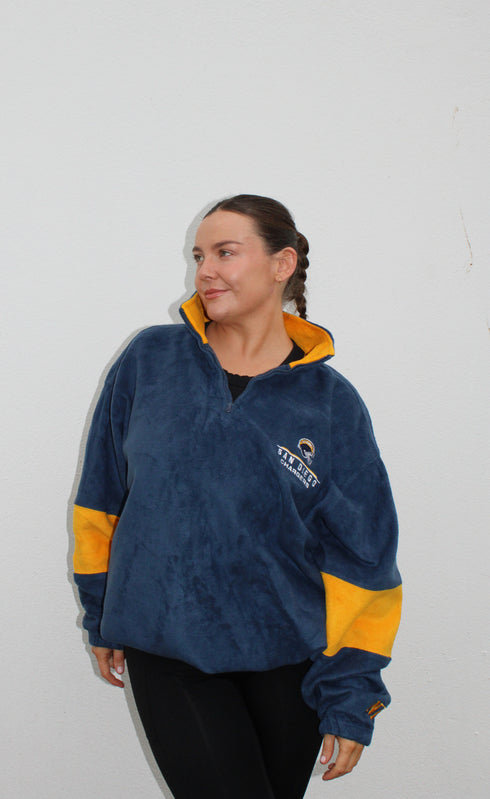 Chargers Half Zip Fleece
