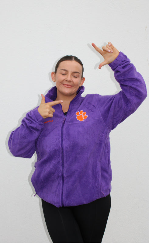 Purple Columbia Zip-Up